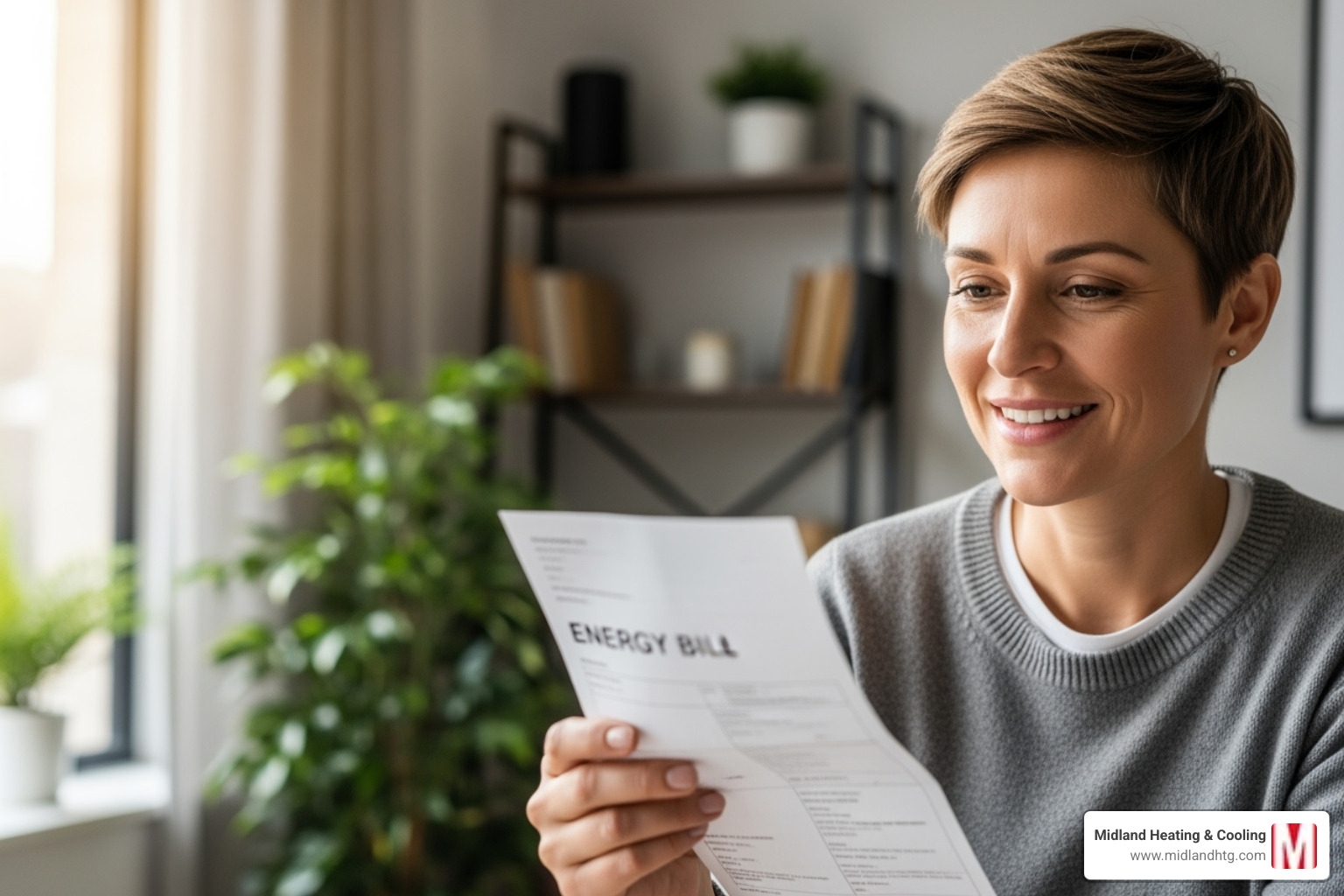 A homeowner looking at a lower energy bill - Cooling system installation