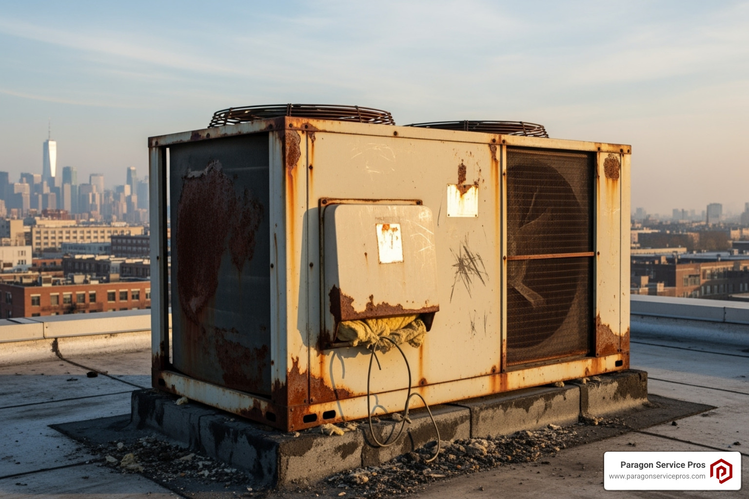 old, inefficient commercial AC unit - commercial ac install gilbert old, inefficient commercial AC unit - commercial ac install gilbert