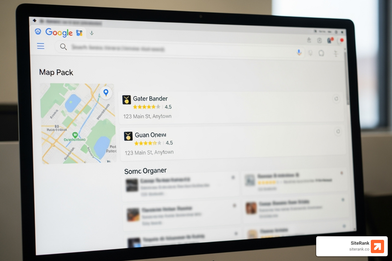 Google search result showing the local map pack - local seo backlinks Google search result showing the local map pack - local seo backlinks