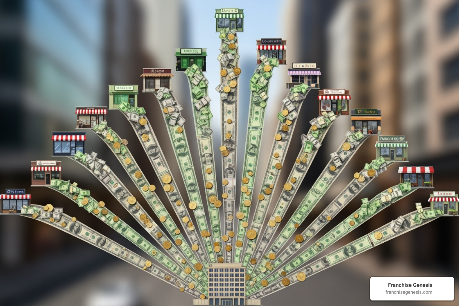 Flow of fees from franchisee to franchisor - how much does franchising consulting business charge