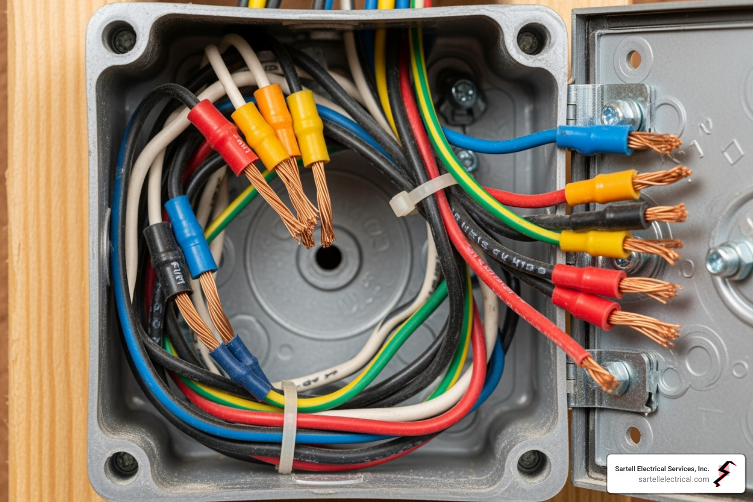 junction box - wire for house wiring