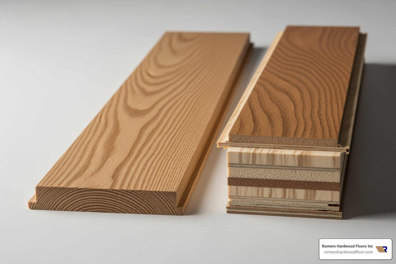 cross-section of solid and engineered hardwood planks - best hardwood floor brands cross-section of solid and engineered hardwood planks - best hardwood floor brands