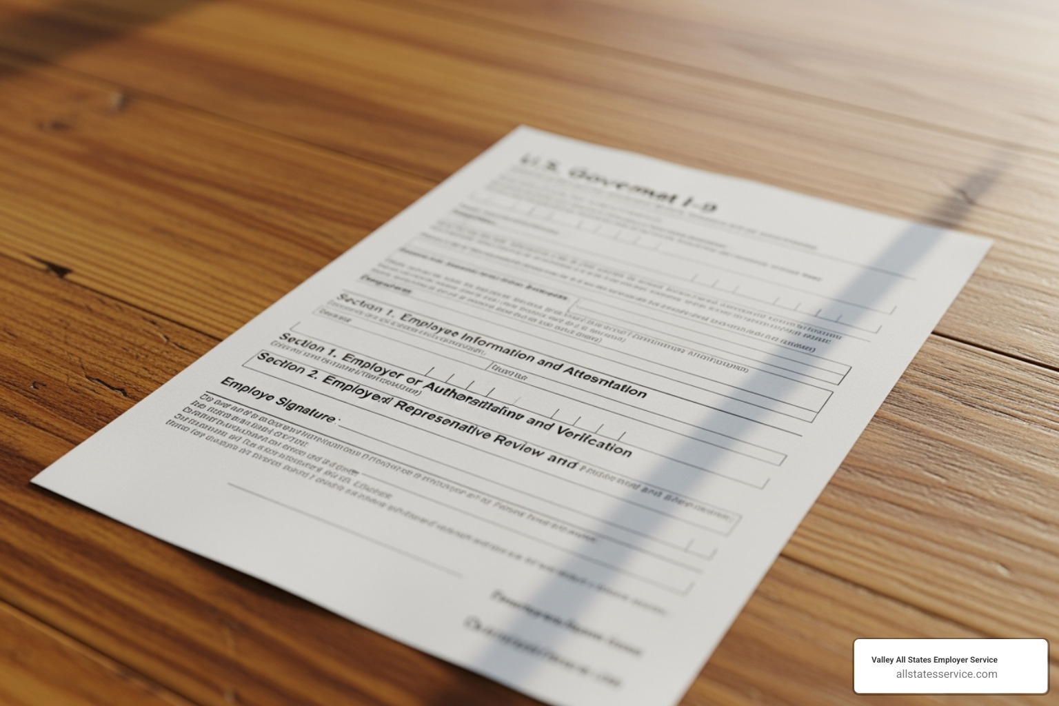 Sample Form I-9 with key sections highlighted - E-Verify employer responsibilities Sample Form I-9 with key sections highlighted - E-Verify employer responsibilities