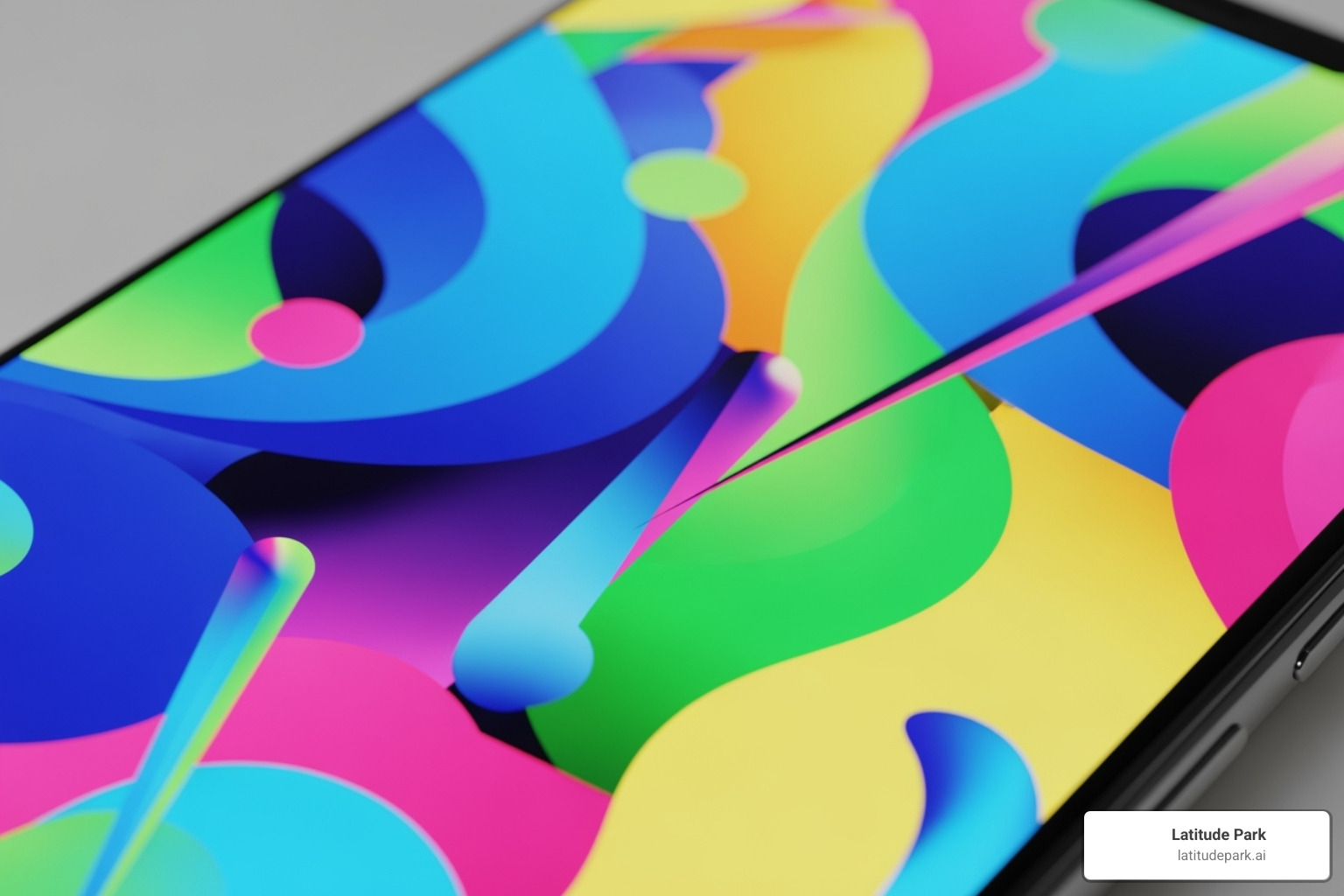 a visually striking mobile ad with vibrant colors - Ad creative best practices a visually striking mobile ad with vibrant colors - Ad creative best practices