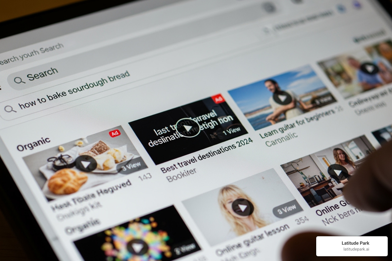 YouTube Findy Ad in the search results - findy ads youtube