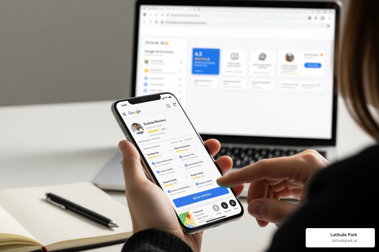 Image of a well-crafted response to a 5-star review - how to manage google reviews