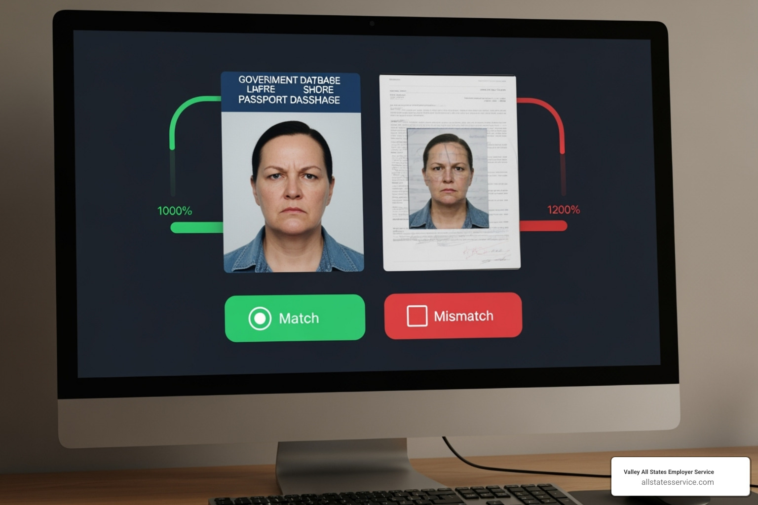 E-Verify photo matching screen - E-Verify onboarding process