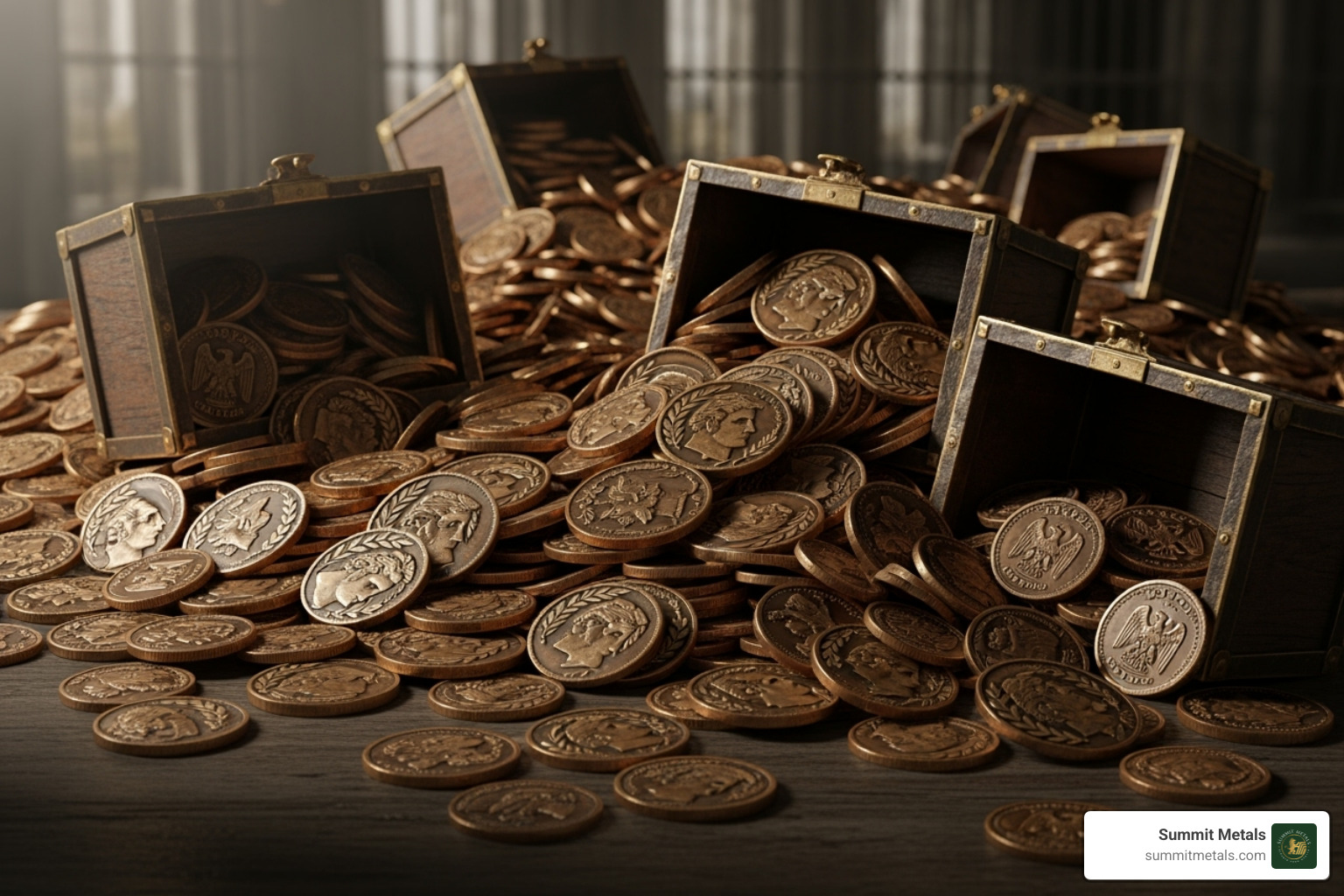 Image showing the high mintage numbers for the 1980s 100 Peso coins - $100 gold coin estados unidos mexicanos