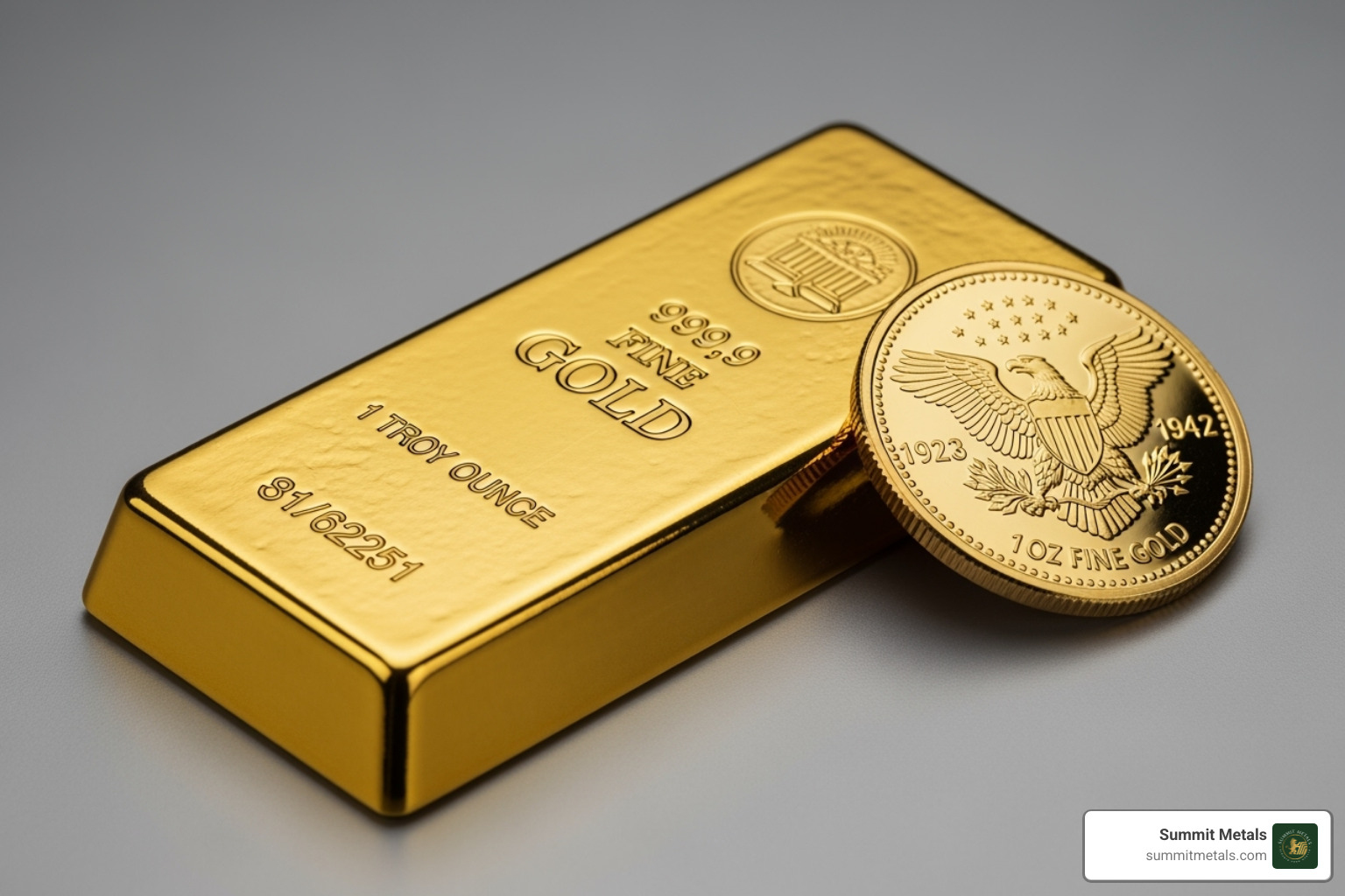 gold bar and coin comparison - discount gold bullion