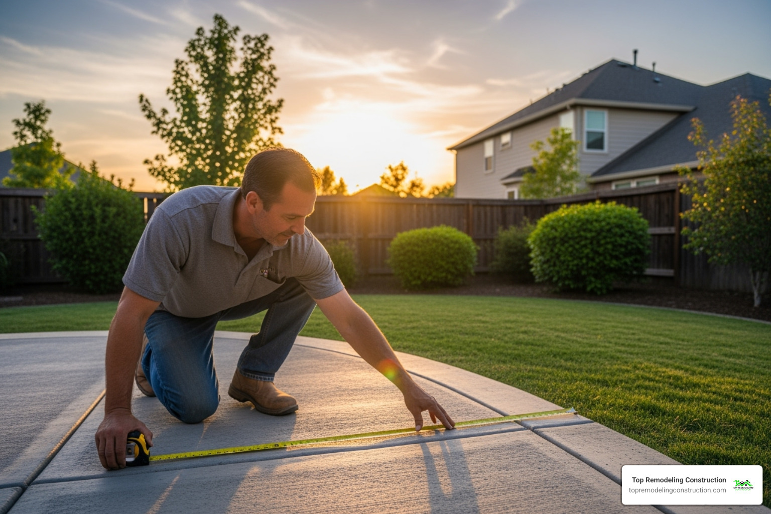 contractor measuring patio - Covered patio cost contractor measuring patio - Covered patio cost