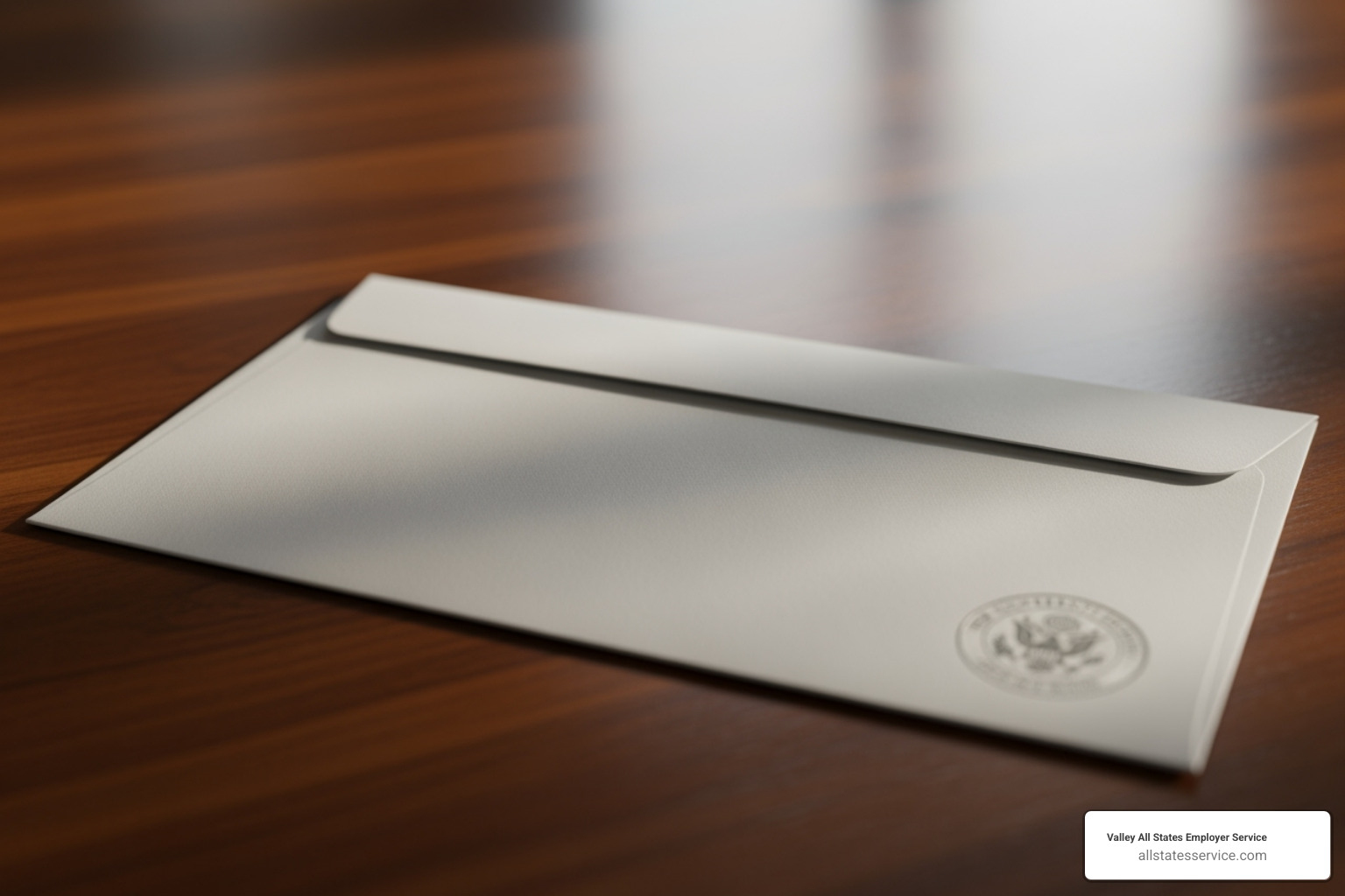 Official government envelope labeled "Notice of Inspection" for an I-9 audit - Expert audit representation