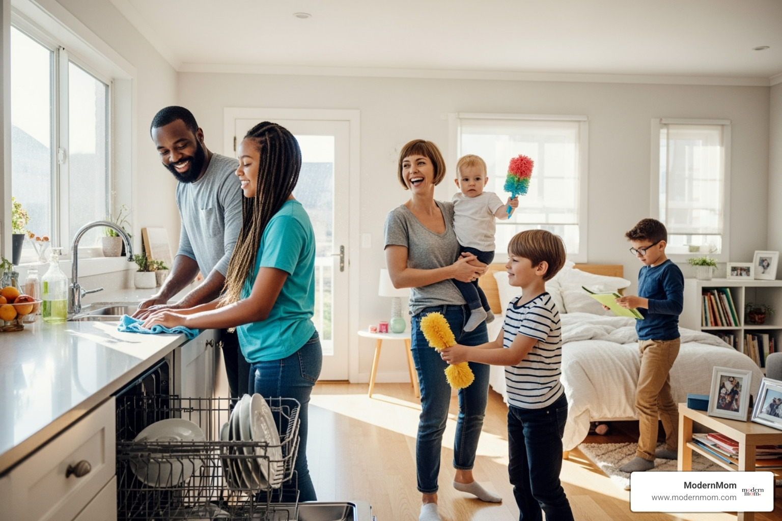 family chore chart - busy mom hacks
