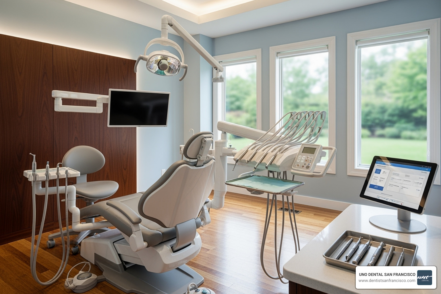 serene and high-tech dental treatment room - patient centered dental care