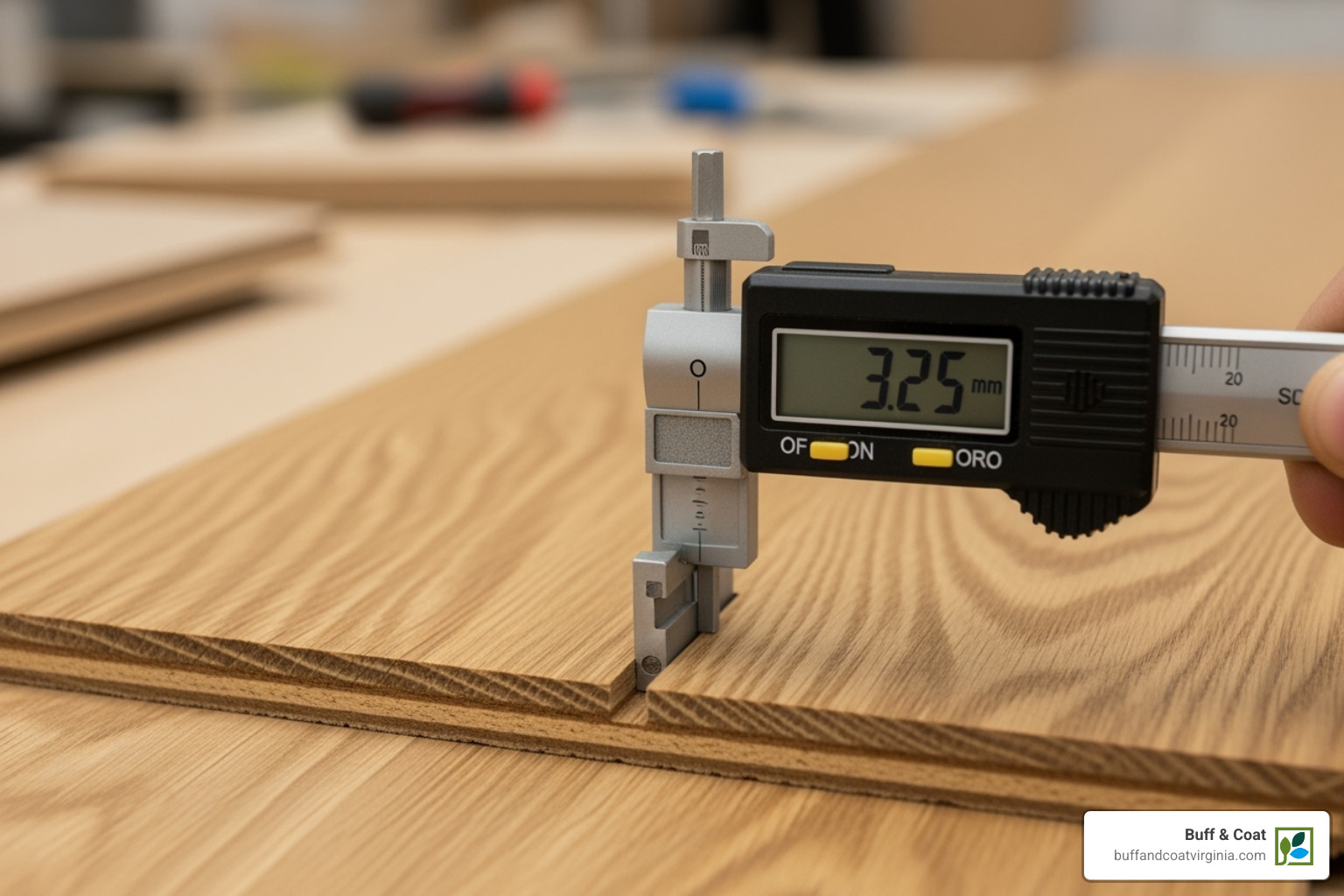 professional measuring veneer thickness - refinish hand scraped engineered hardwood floors professional measuring veneer thickness - refinish hand scraped engineered hardwood floors