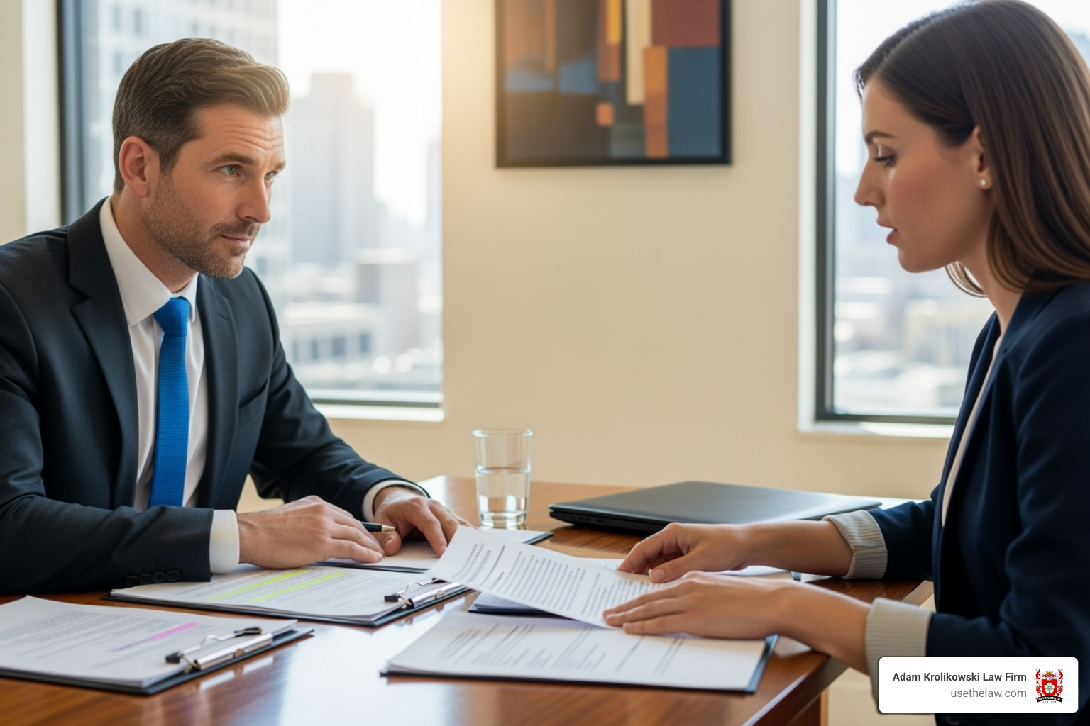 lawyer consulting with a client - whistleblower lawyers in los angeles lawyer consulting with a client - whistleblower lawyers in los angeles