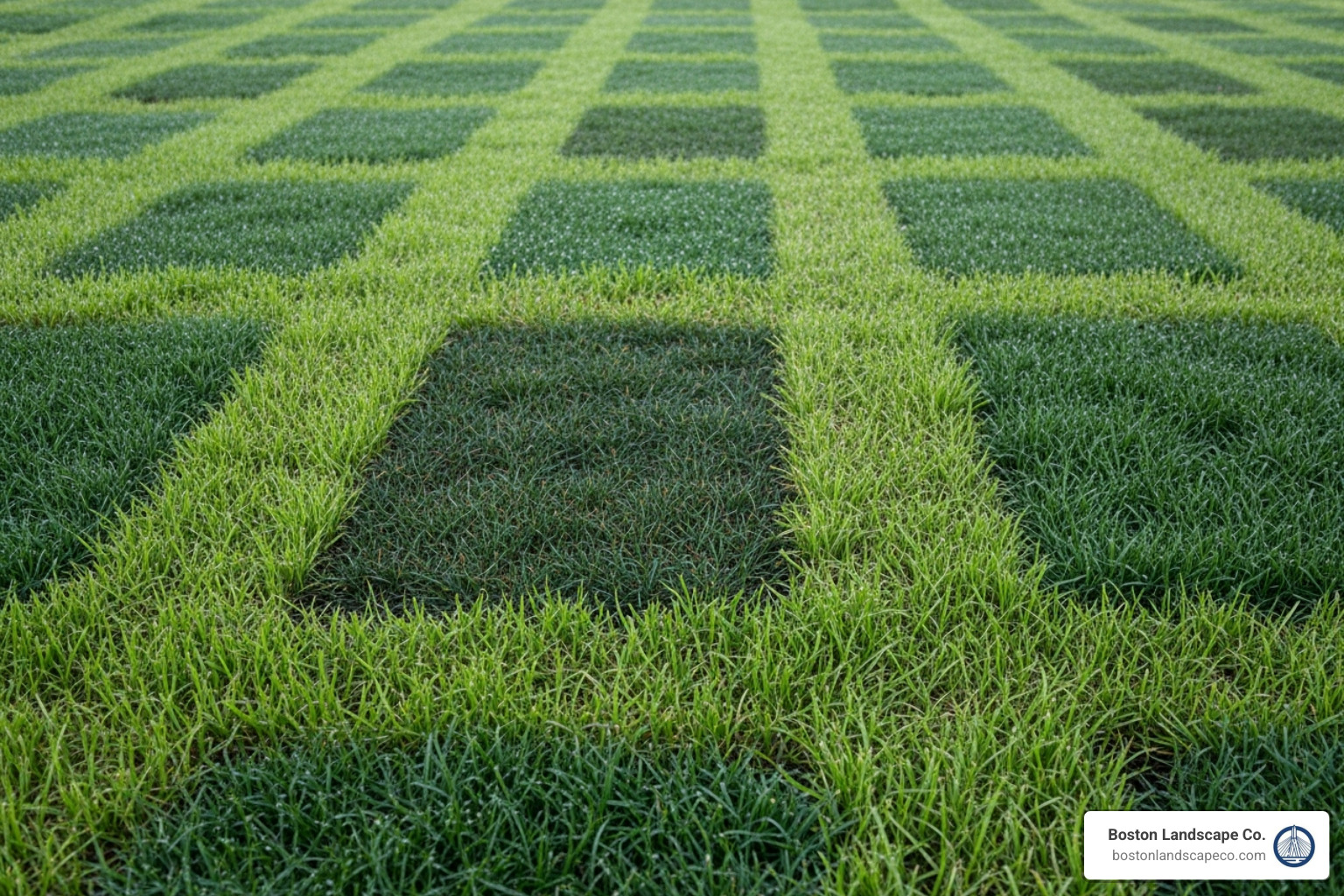 faint trench lines on a lawn beginning to heal - how long does it take to install irrigation system