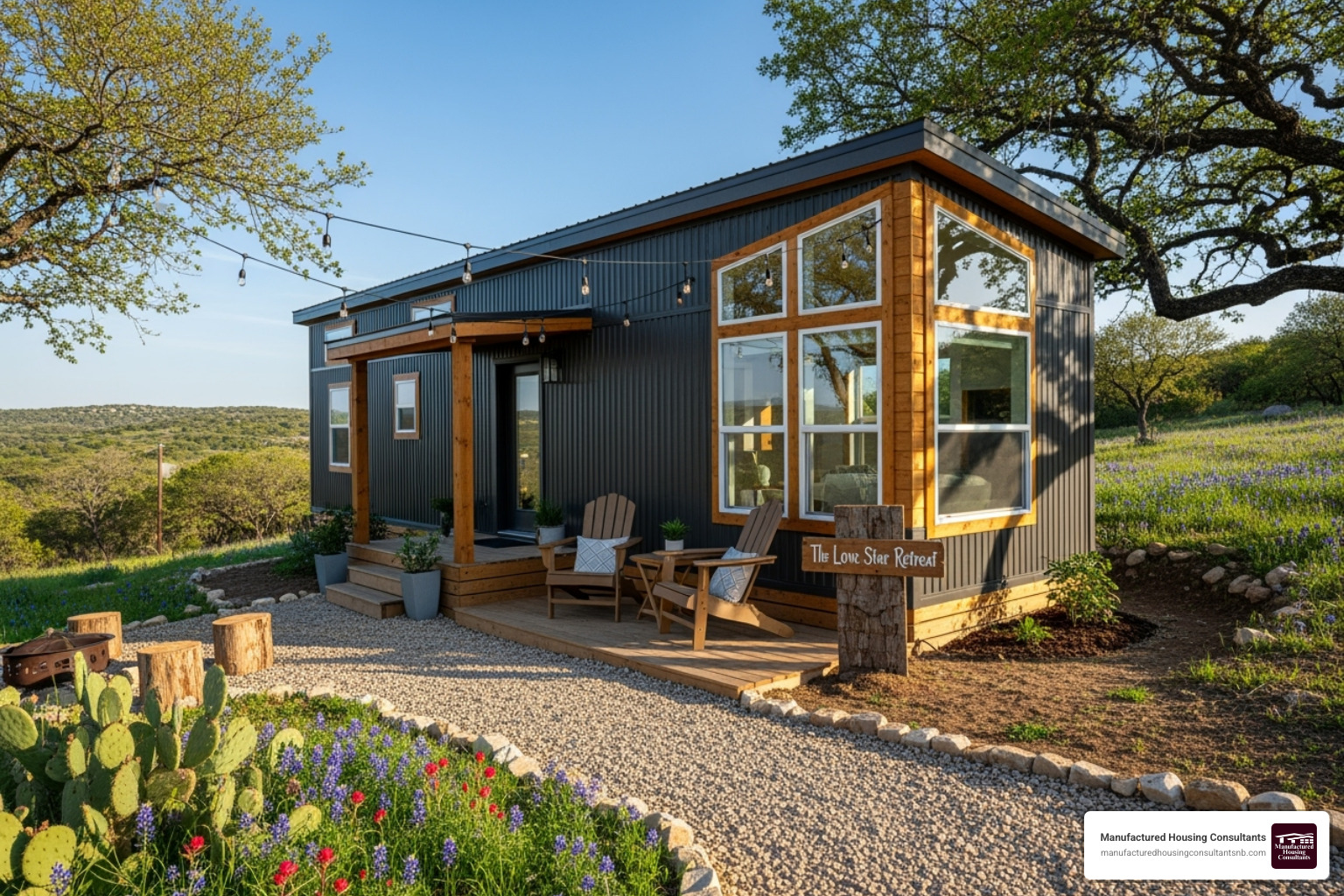 tiny home used as a rental property in a scenic location - tiny homes for sale san antonio
