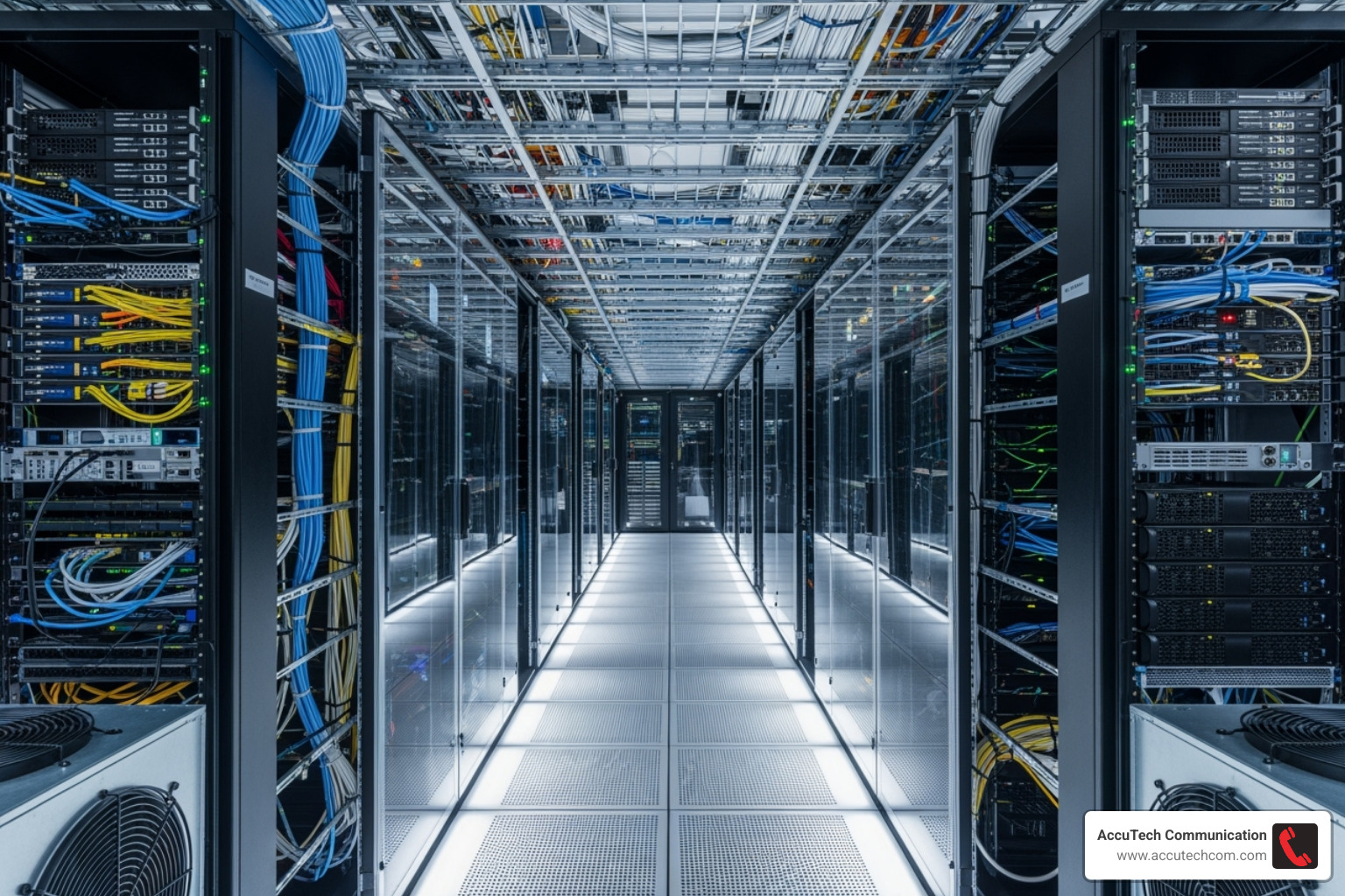 Hot aisle/cold aisle setup in a data center - data center installation Hot aisle/cold aisle setup in a data center - data center installation