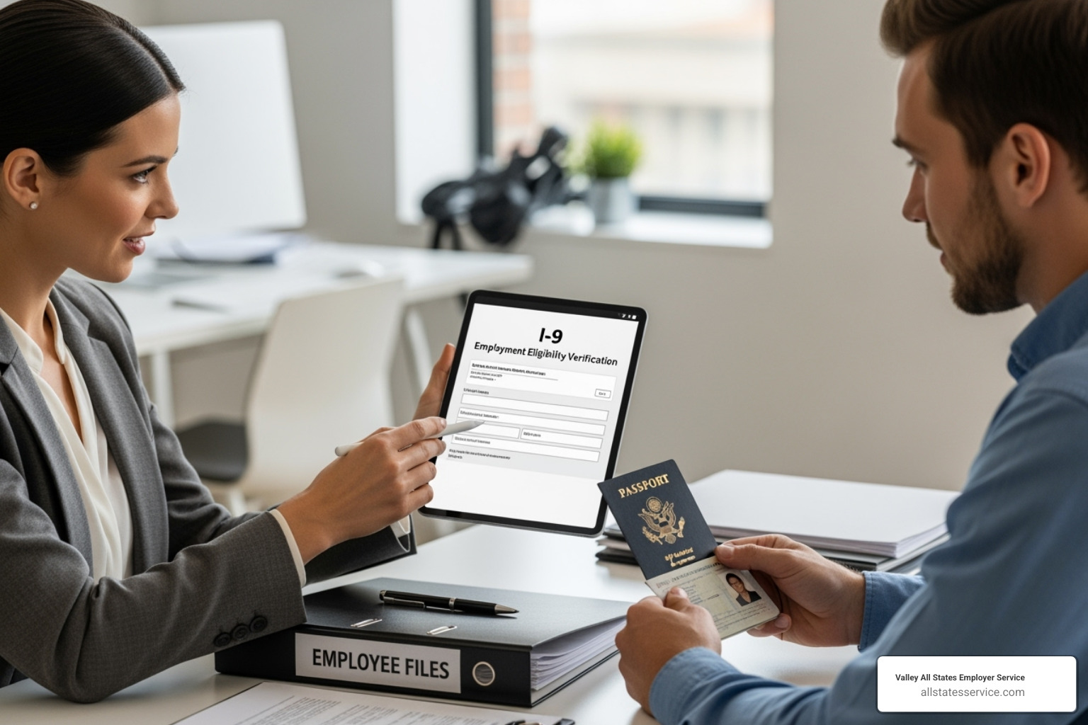 A checklist with items like "Get Consent," "Ask Consistent Questions," and "Document Everything" - Legal employment verification