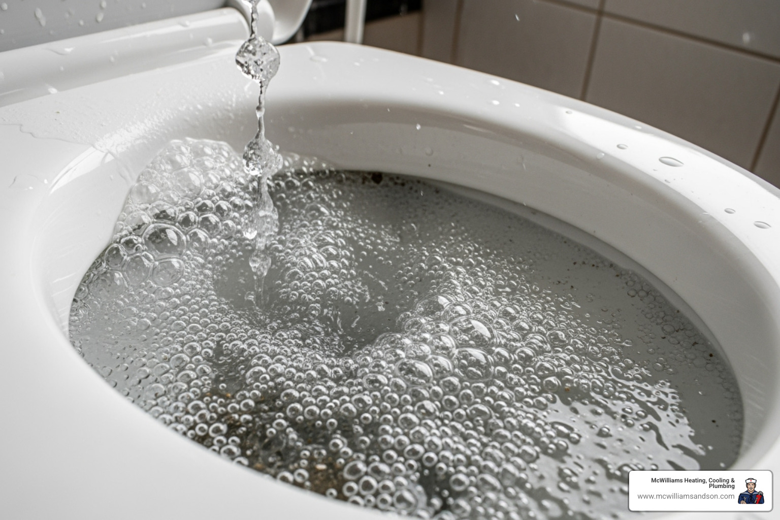 gurgling toilet water - 24 7 drain cleaning