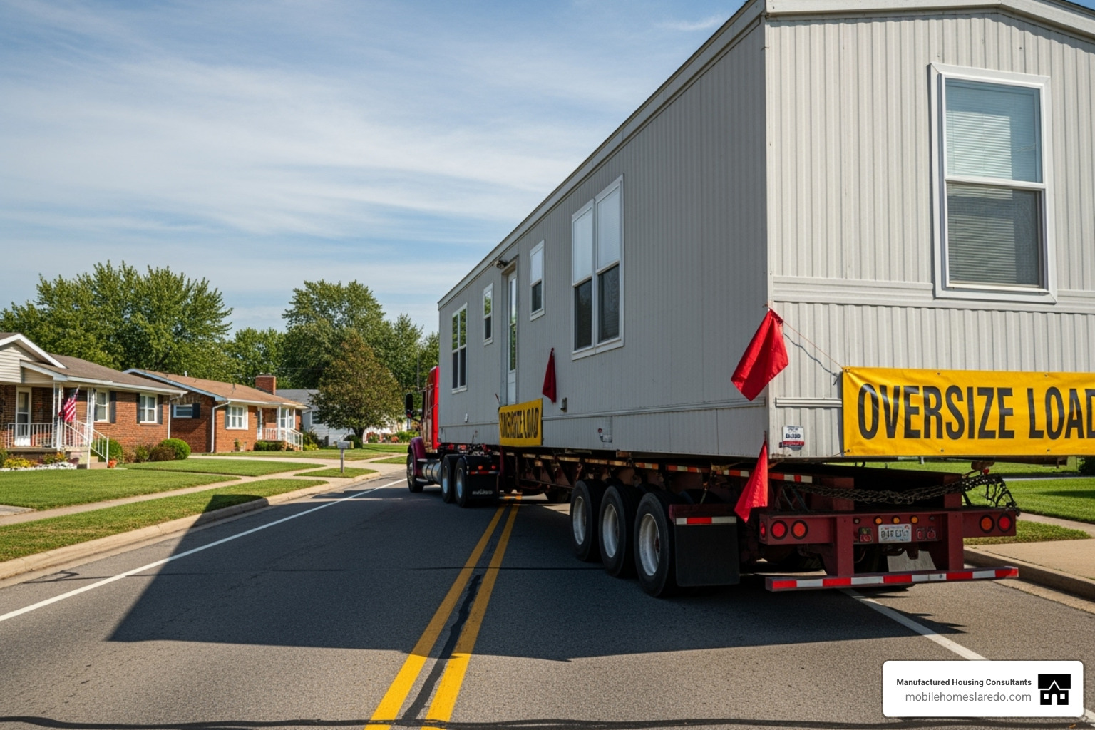 a mobile home being delivered to a property - brand new 2 bedroom mobile homes a mobile home being delivered to a property - brand new 2 bedroom mobile homes