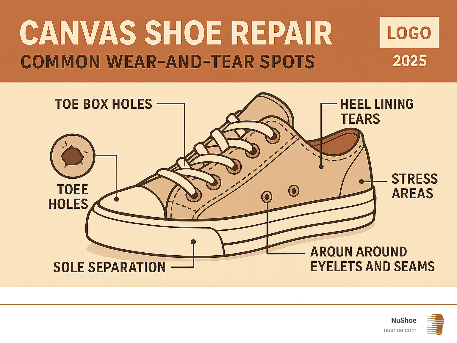 skate shoe sole separation repair process diagram