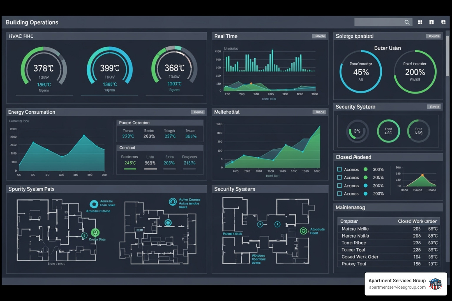 Building management software dashboard - Building management services Building management software dashboard - Building management services
