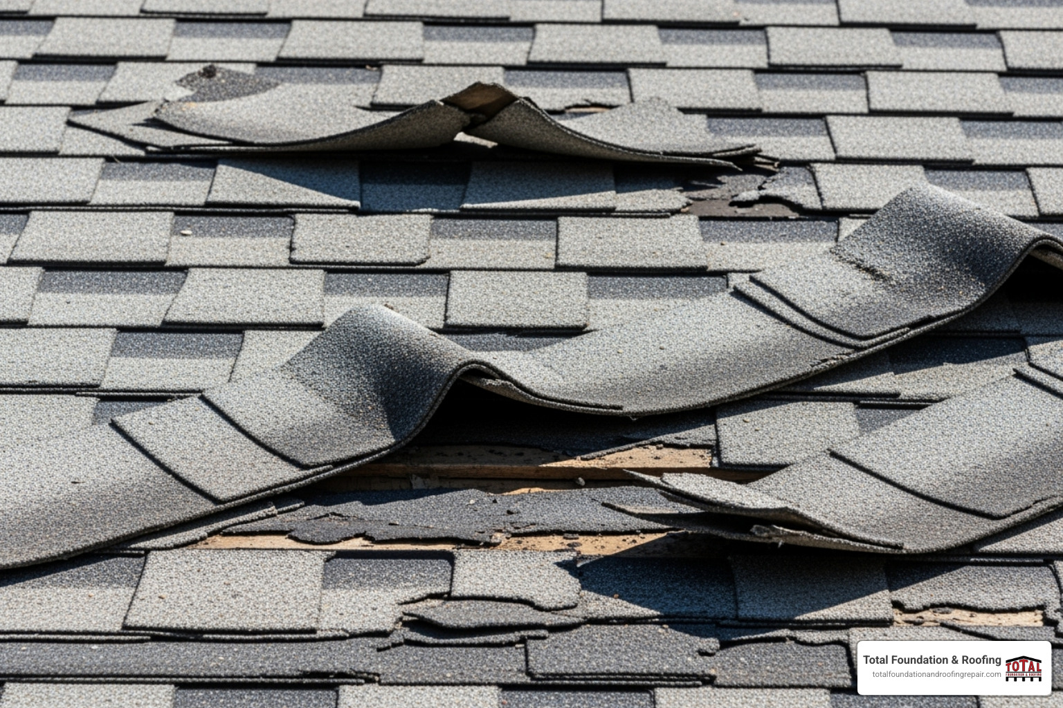 Curling and damaged shingles - replacing your roof