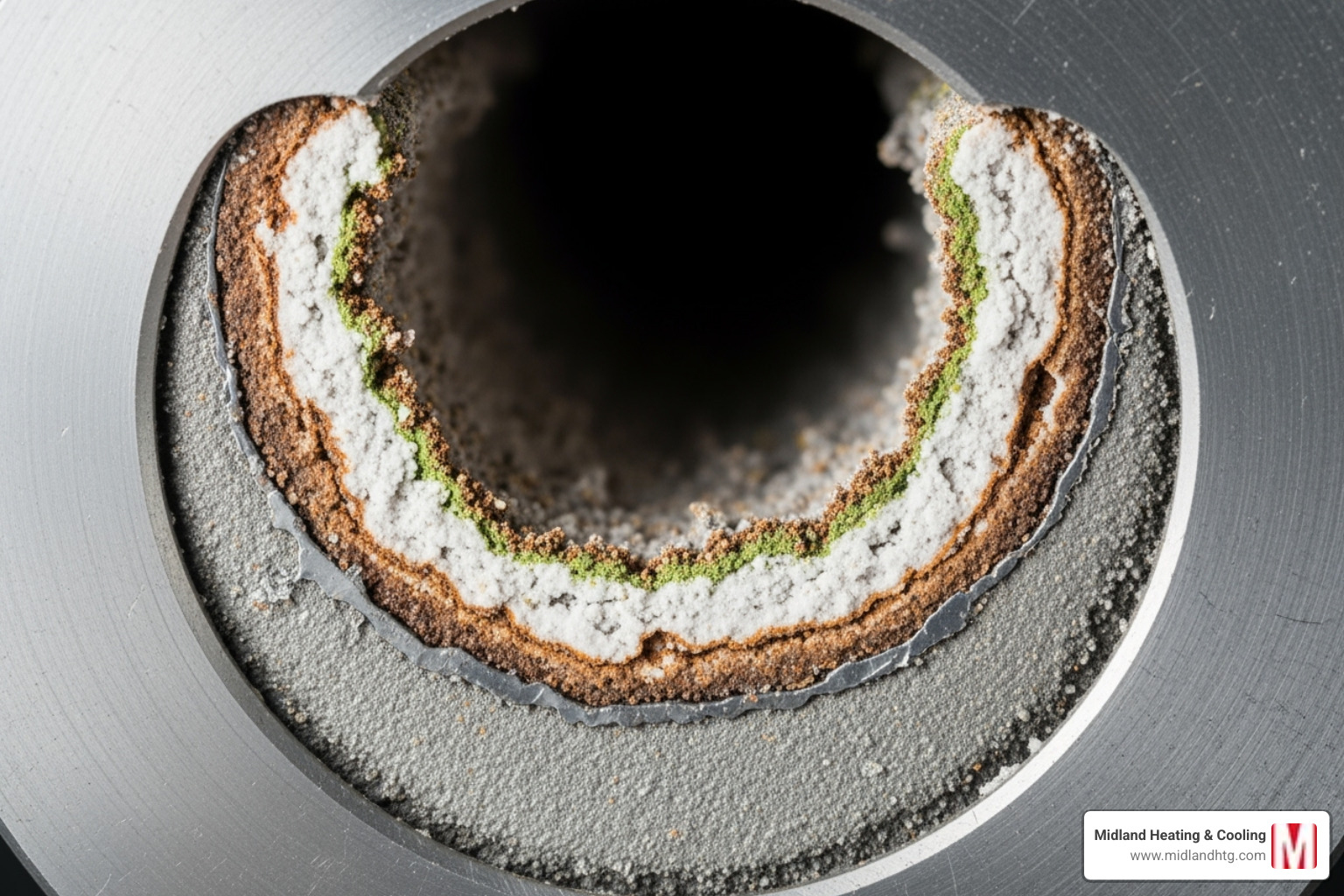 cross-section of boiler tube with scale - Boiler water treatment