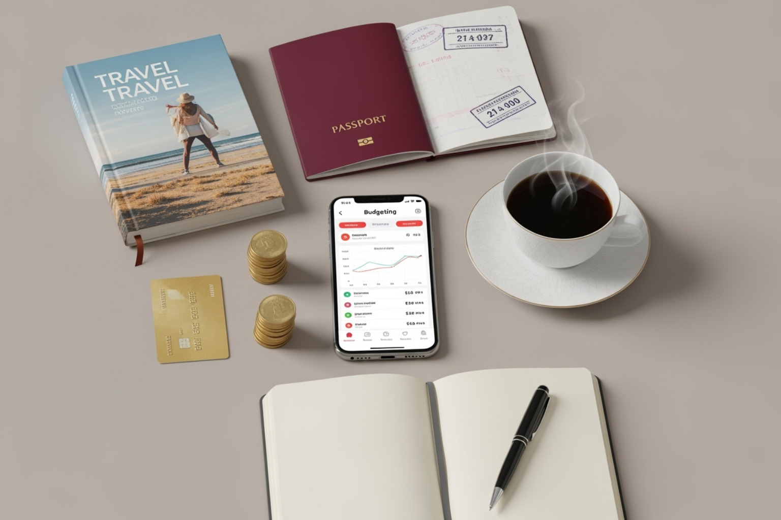 curated flat lay - fintechzoom.com lifestyle