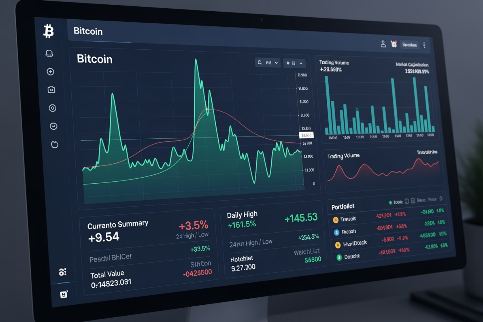 FintechZoom.com platform interface showing Bitcoin data - fintechzoom.com bitcoin etf