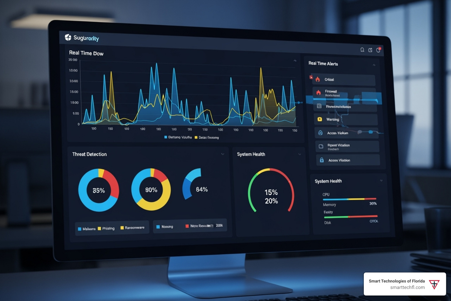 Network security tools integrated into a single dashboard - network security solutions