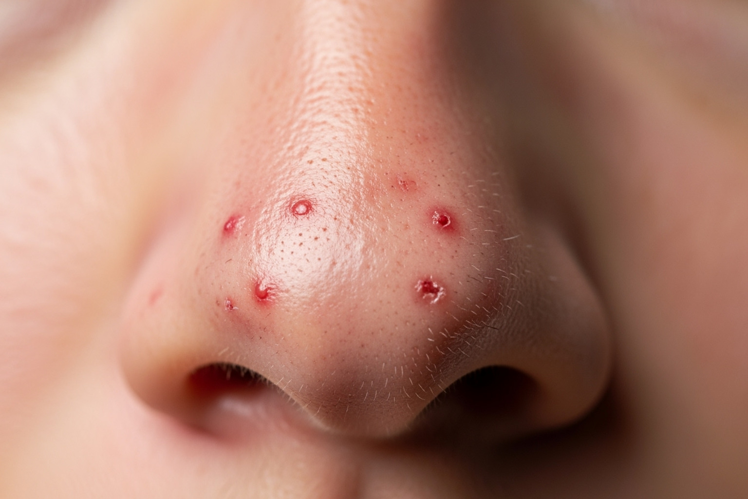 Red, irritated nose from squeezing - best way to reduce pores on nose Red, irritated nose from squeezing - best way to reduce pores on nose