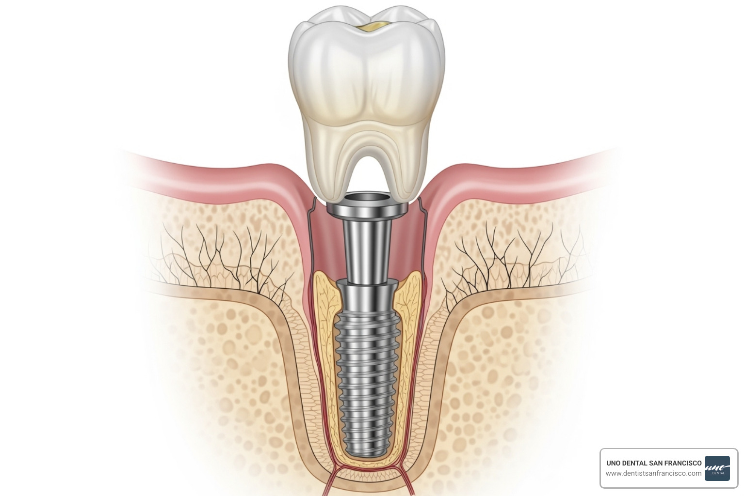 dental implant diagram - dental veneers for missing teeth