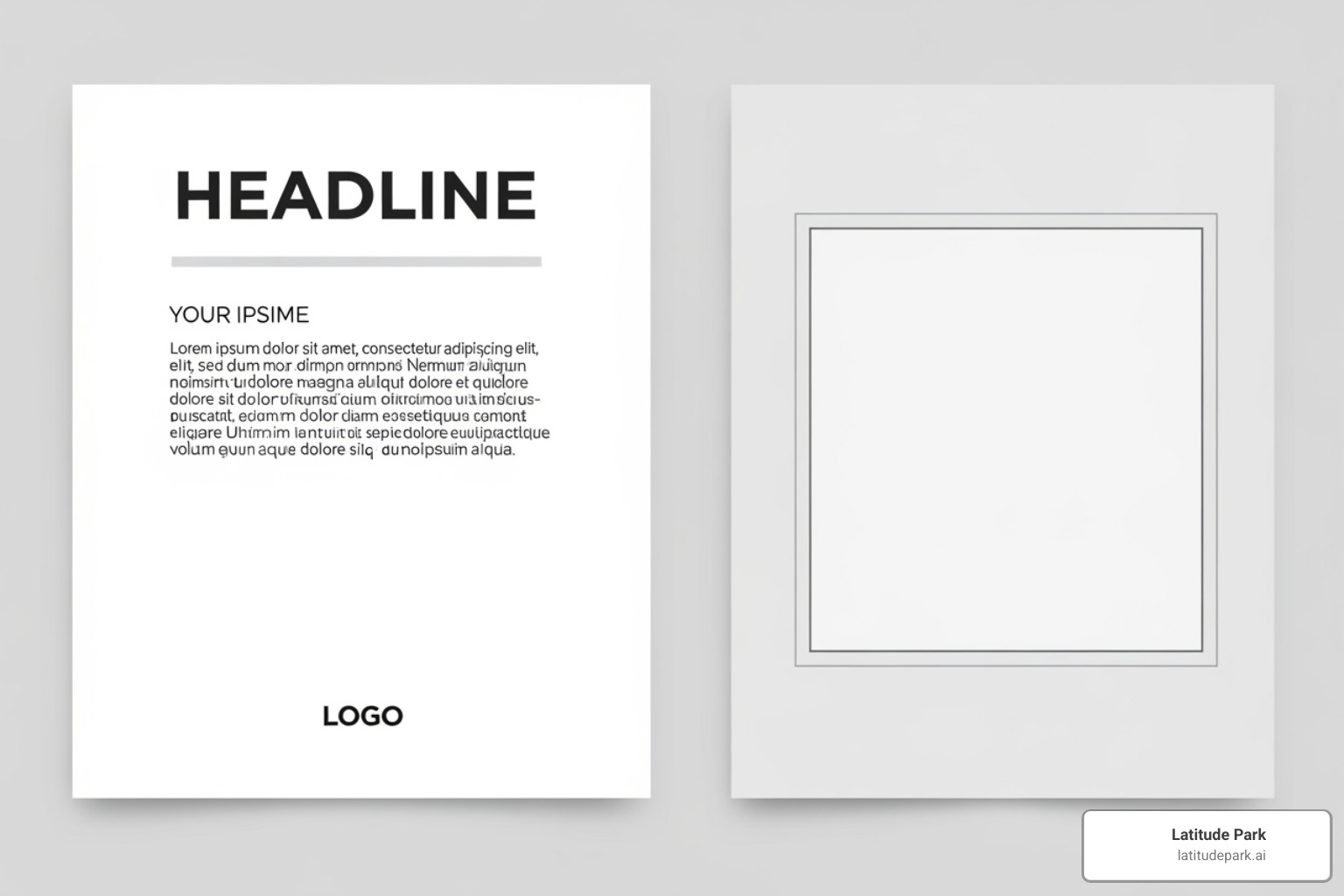 Components of a Findy ad: headline, description, image, and logo - google findy ads youtube