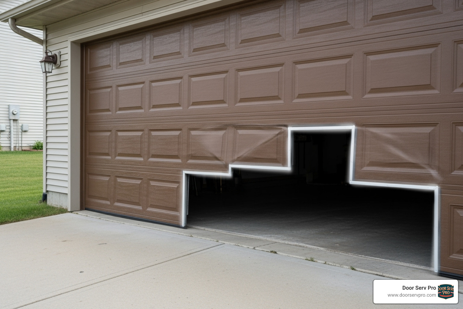 garage door moving jerkily - repair garage door motor