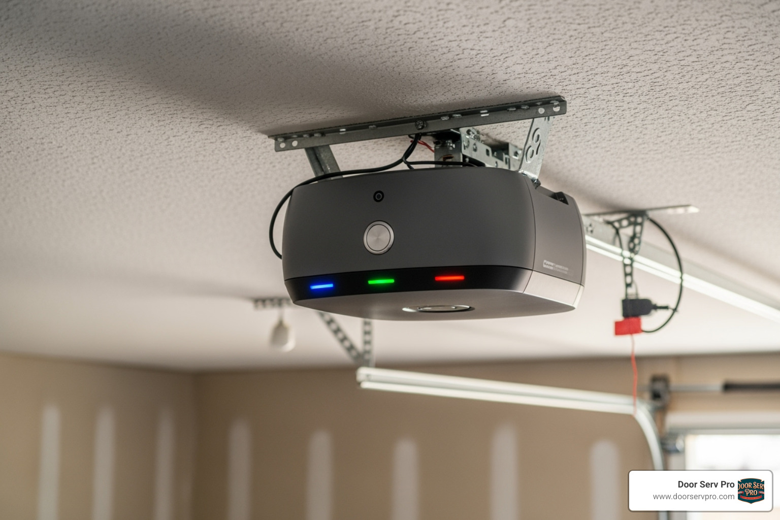 modern smart garage door opener - repair garage door motor