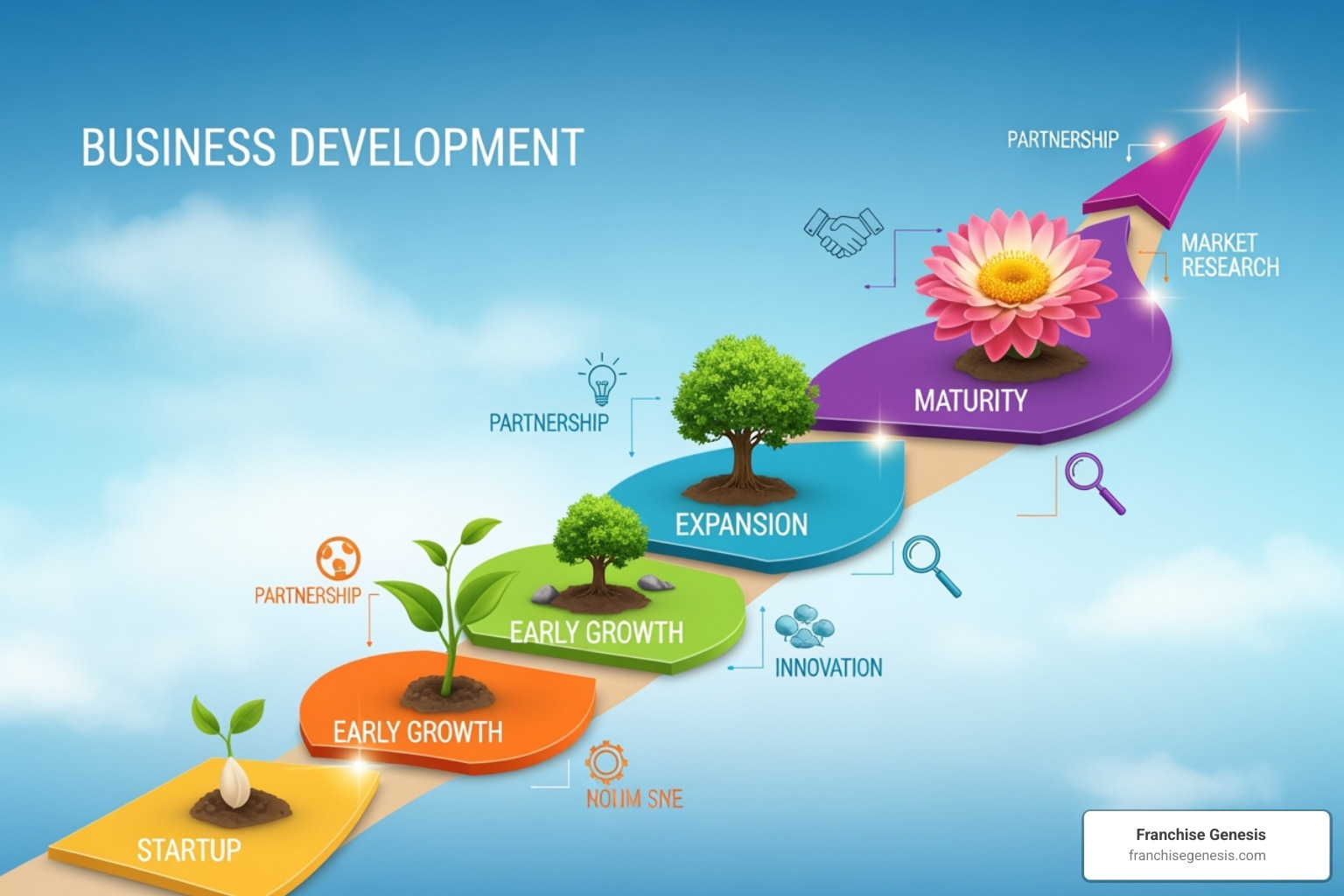 timeline showing the phases of franchising a business - what is franchise consulting
