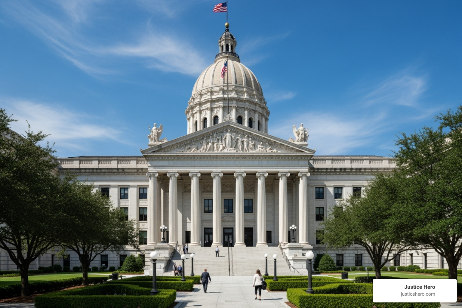 courthouse with text overlay "AFFF MDL Update" - firefighting foam lawyers