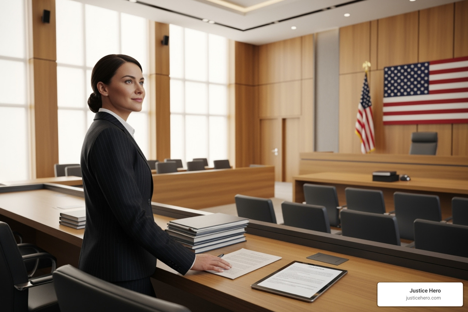 lawyer in a courtroom - firefighting foam lawyers