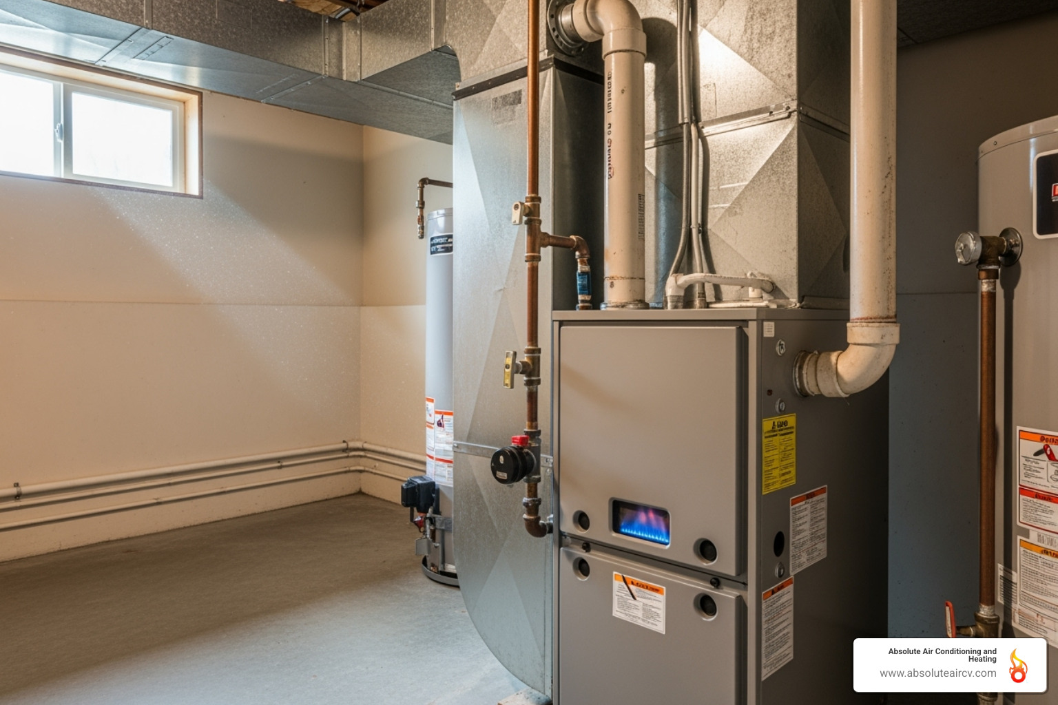 a furnace with callouts to potential noise sources - Heating system troubleshooting a furnace with callouts to potential noise sources - Heating system troubleshooting