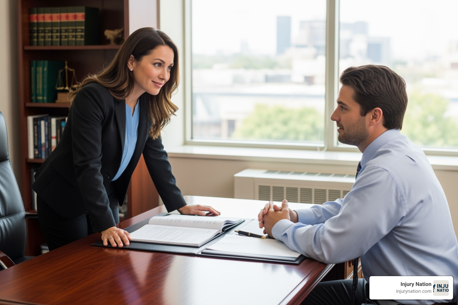 lawyer compassionately consulting with a client - Medical malpractice Las Vegas lawyer compassionately consulting with a client - Medical malpractice Las Vegas