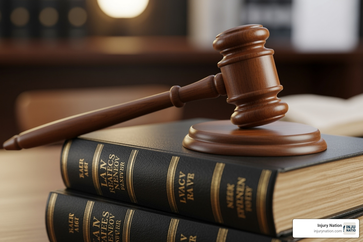 gavel and law books - slip and fall lawsuit cases