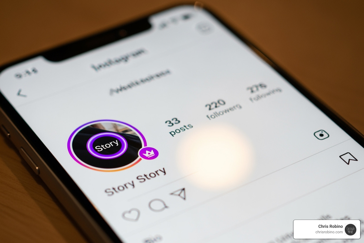 A smartphone screen highlighting the purple ring around an Instagram story and the crown icon on a profile, indicating exclusive subscriber content. - Access exclusive content A smartphone screen highlighting the purple ring around an Instagram story and the crown icon on a profile, indicating exclusive subscriber content. - Access exclusive content