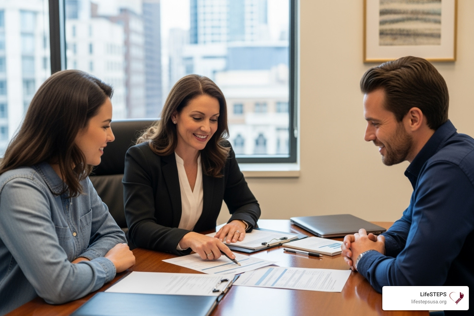 of a financial counseling session - rent relief organizations