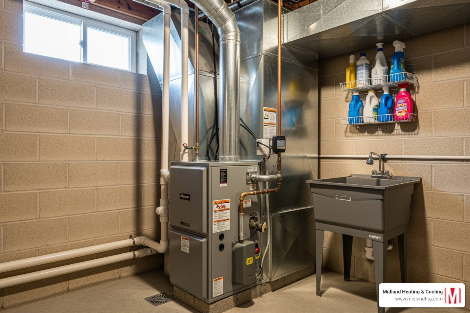 modern high-efficiency gas furnace - Affordable heating solutions