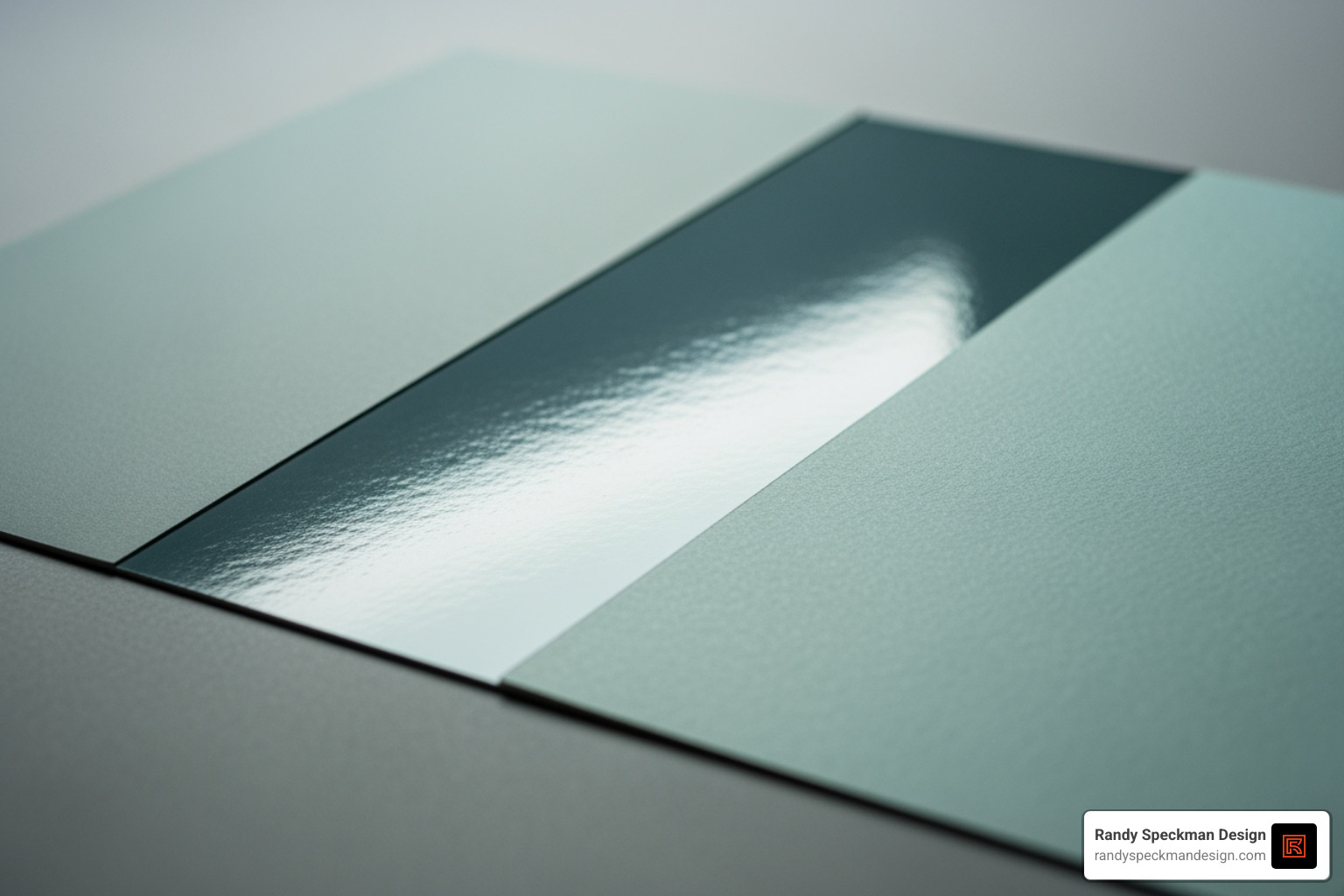 Image comparing different paper finishes like matte, gloss, and uncoated - Printed Materials Design