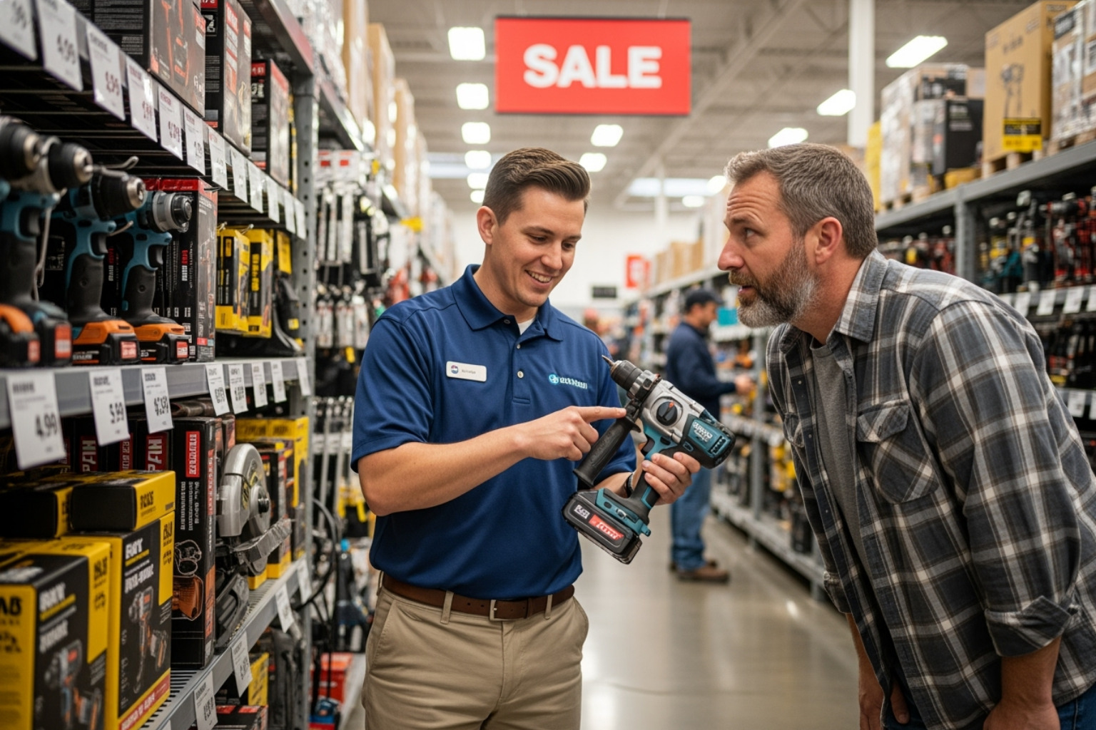 sales associate demonstrating a tool - tractor supply sales associate job description