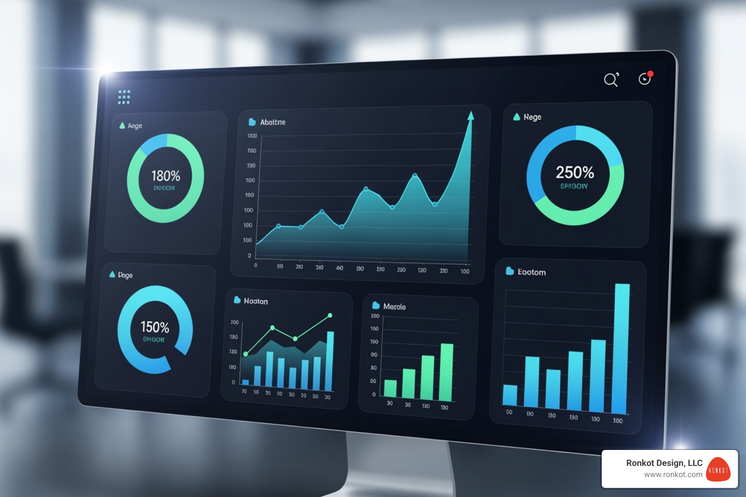 Clean dashboard showing positive ROI - Texas digital marketing agency Clean dashboard showing positive ROI - Texas digital marketing agency