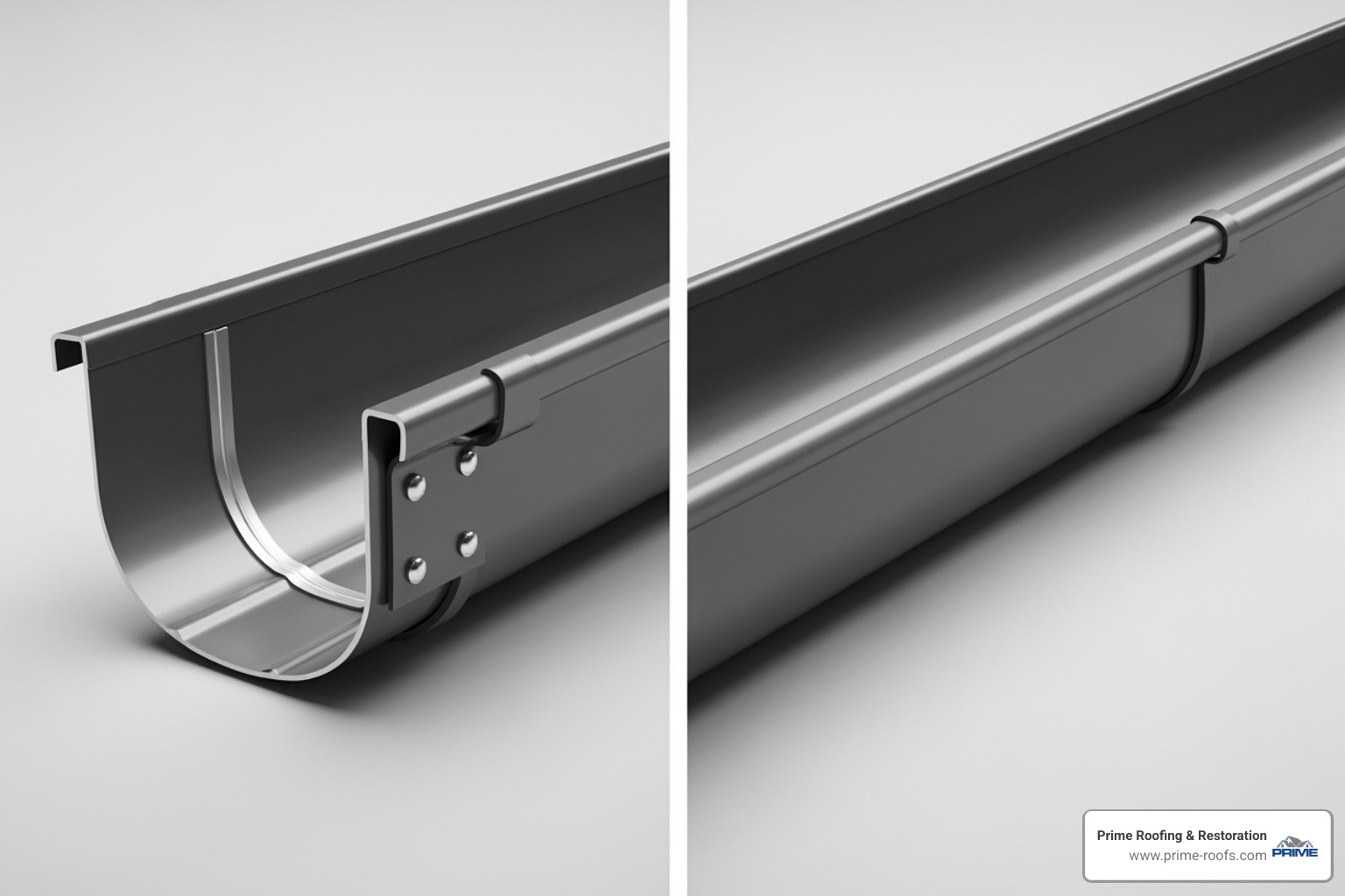 seamless vs seamed gutters - Roof and gutters